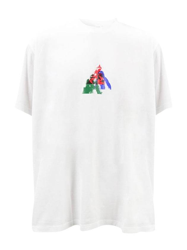 Burberry Kensit Print Short Sleeve T-Shirt White