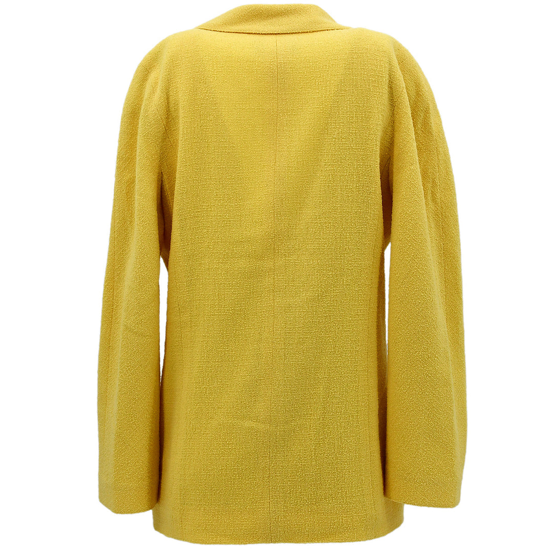 Top Quality Chanel Single Breasted Jacket Yellow 99C #40
