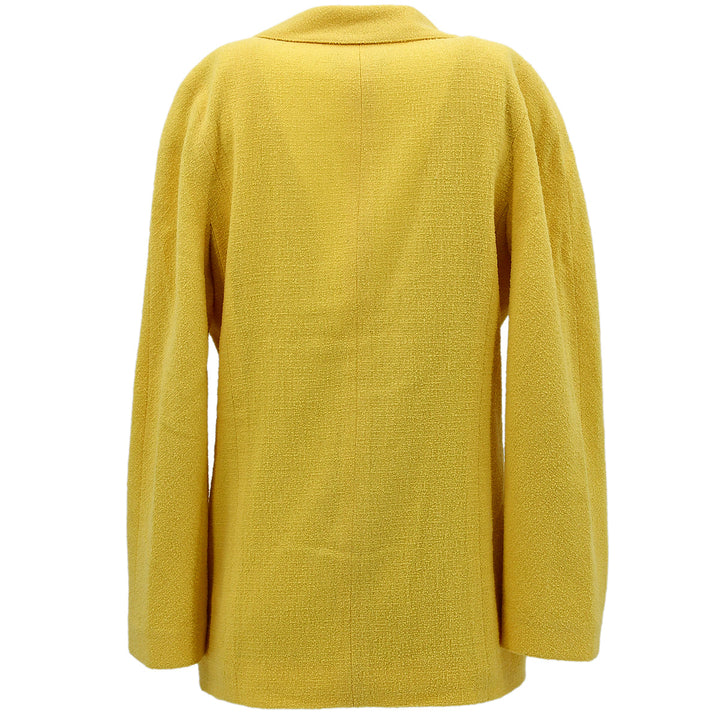 Top Quality Chanel Single Breasted Jacket Yellow 99C #40
