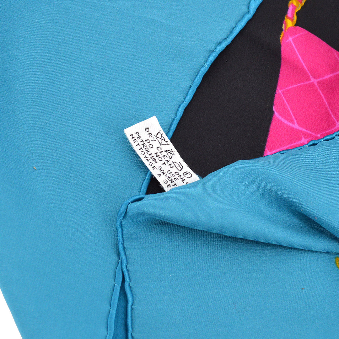Top Quality Chanel Scarf Blue Small New