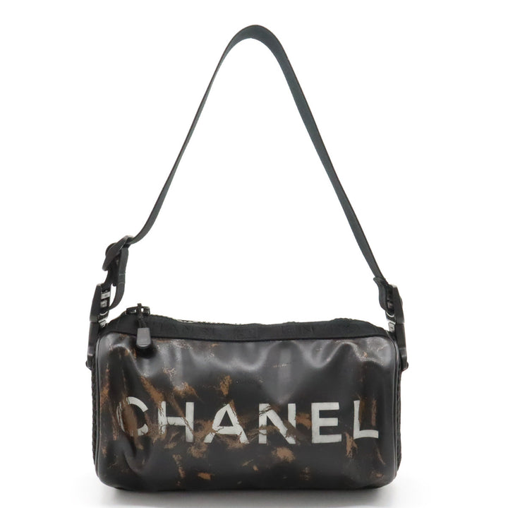 Top Quality Chanel Sports Line Shoulder Bag Black White A24984
