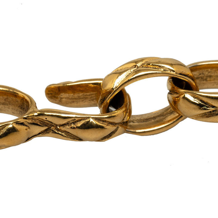Top Quality Chanel Vintage Mattress Chain Belt Gold Mackie  Top Quality Chanel Luxury