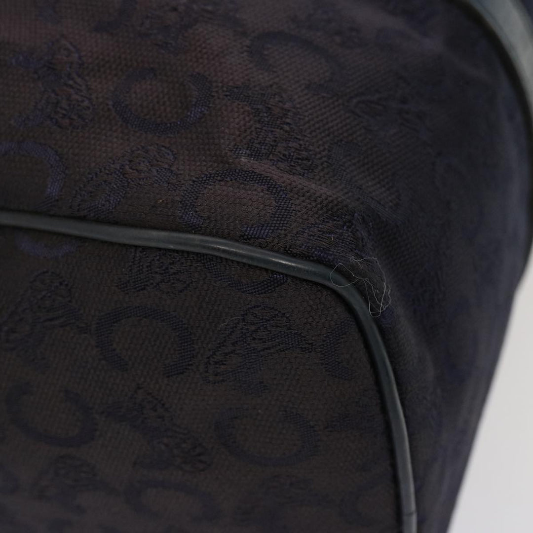 Celine C Macadam Canvas Boston Bag Navy Auth 76017