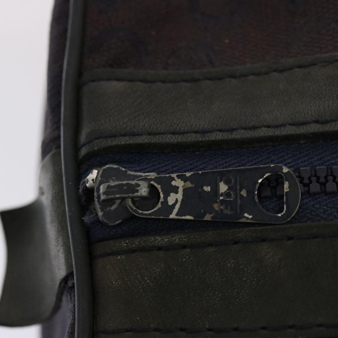 Celine C Macadam Canvas Boston Bag Navy Auth 76017