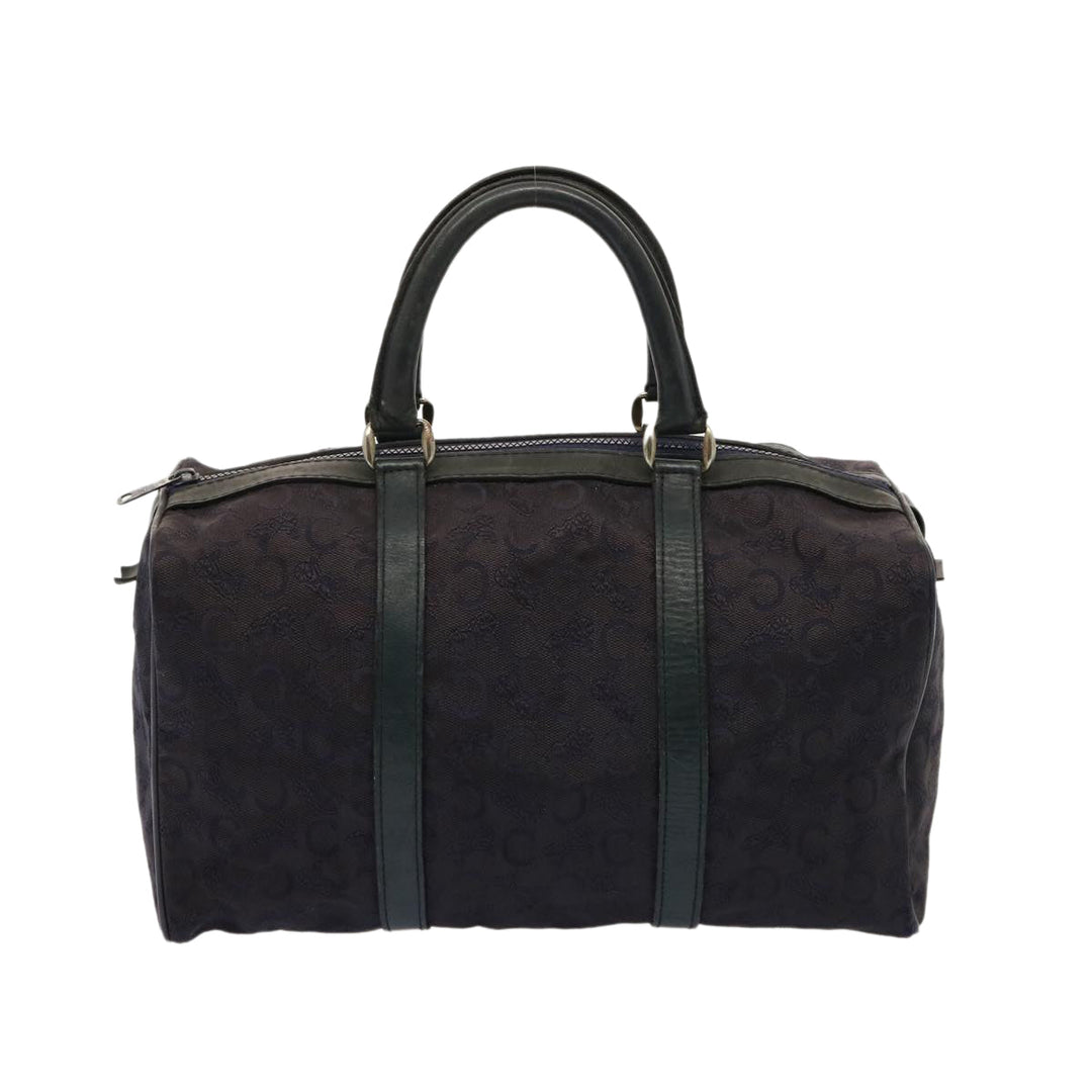 Celine C Macadam Canvas Boston Bag Navy Auth 76017