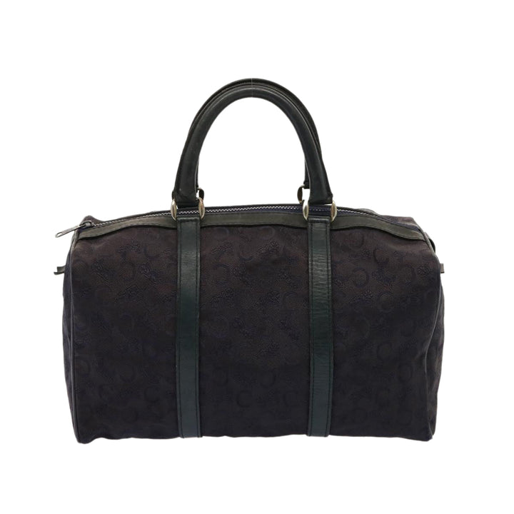 Celine C Macadam Canvas Boston Bag Navy Auth 76017