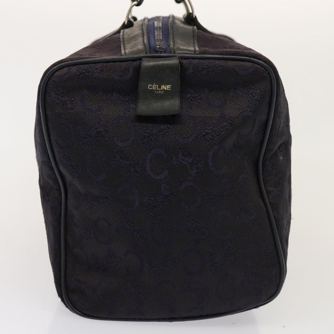 Celine C Macadam Canvas Boston Bag Navy Auth 76017