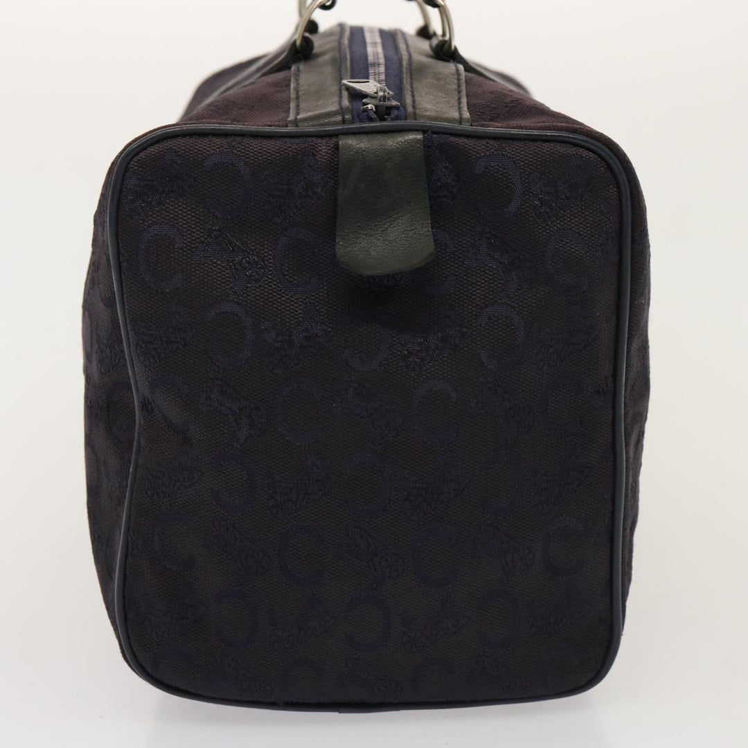 Celine C Macadam Canvas Boston Bag Navy Auth 76017