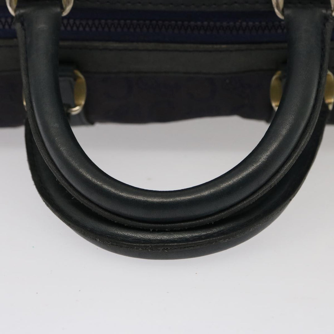 Celine C Macadam Canvas Boston Bag Navy Auth 76017