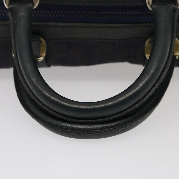 Celine C Macadam Canvas Boston Bag Navy Auth 76017