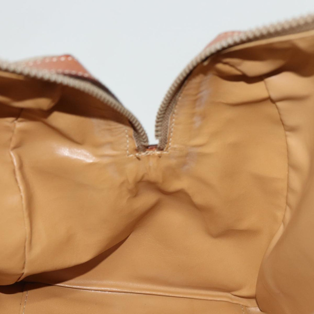 Top Quality Celine Macadam Canvas Boston Bag Beige Auth 76020