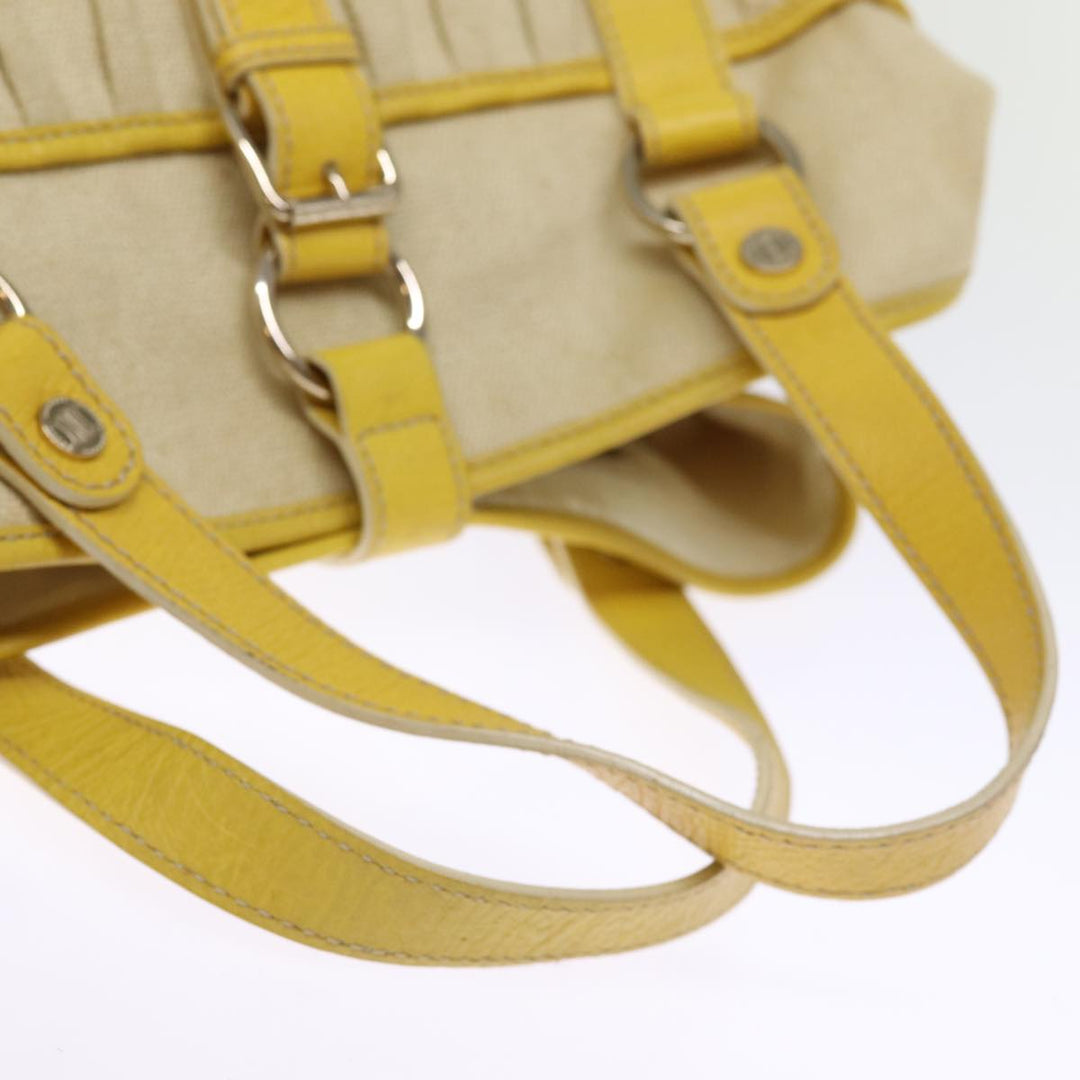 Celine Tote Bag Canvas Beige Auth 76022
