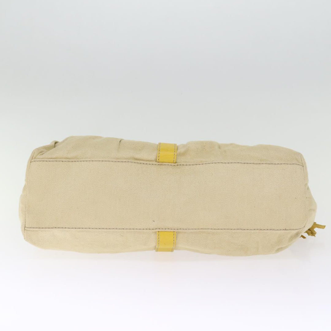 Celine Tote Bag Canvas Beige Auth 76022