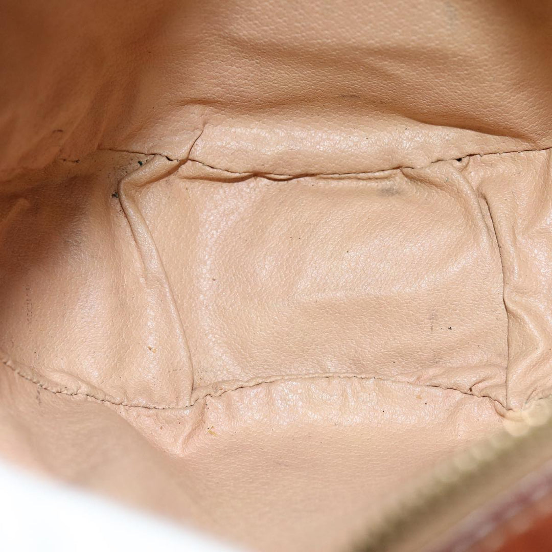 Celine Macadam Canvas Shoulder Bag PVC Brown  76083