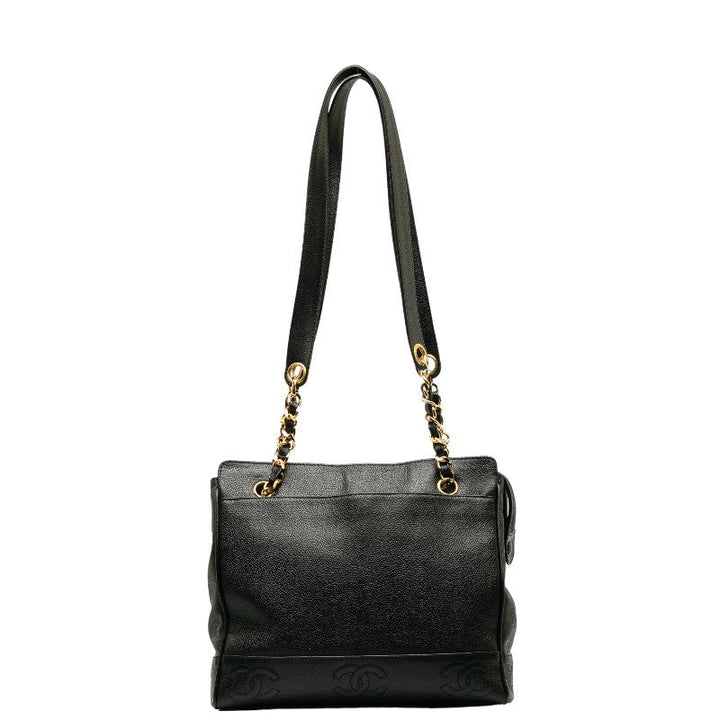 Top Quality Chanel Vintage Triple Coca-Cola Chain  Bag Black Caviar  Lady Chanel