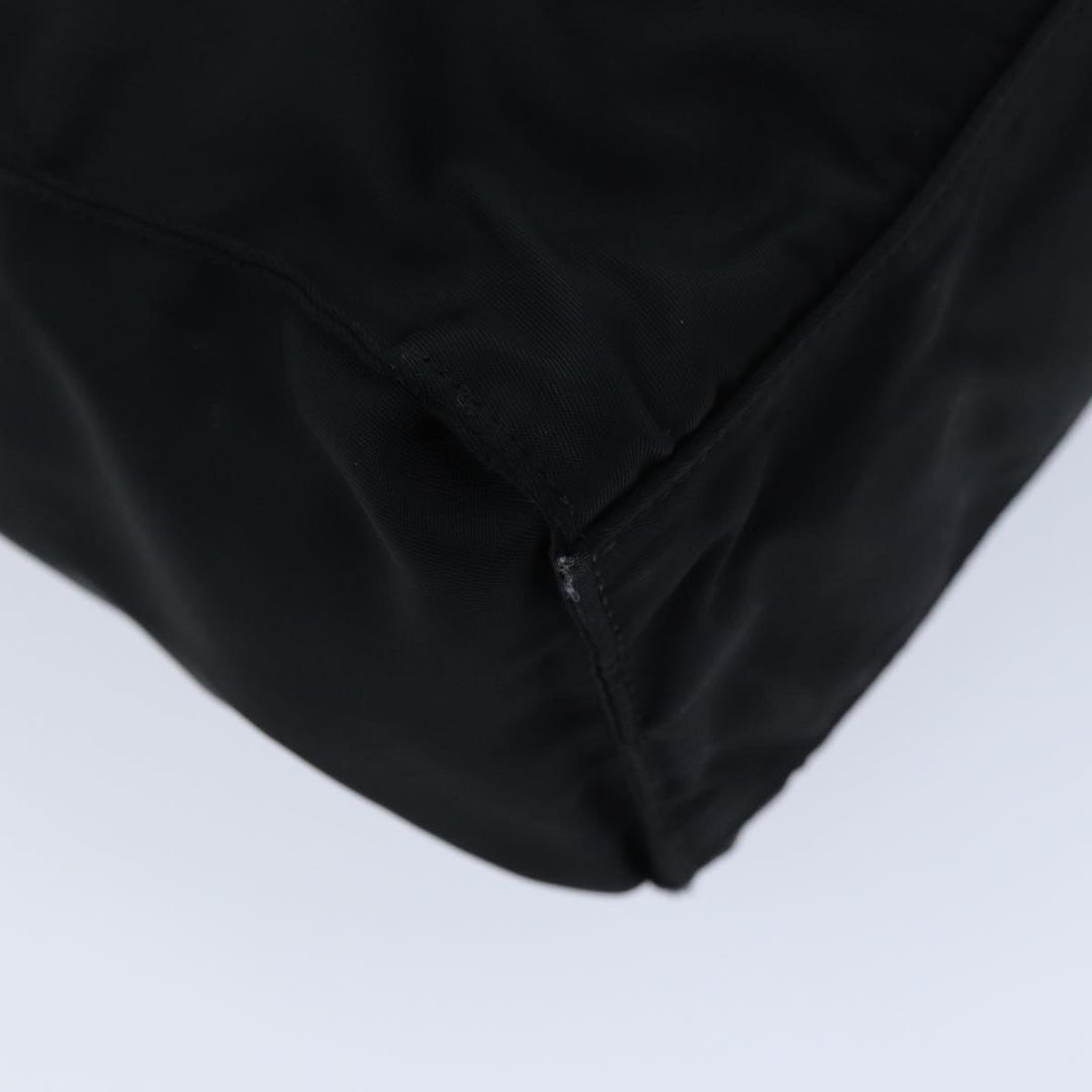 BurberrySs Tote Bag Nylon Black Auth 76211