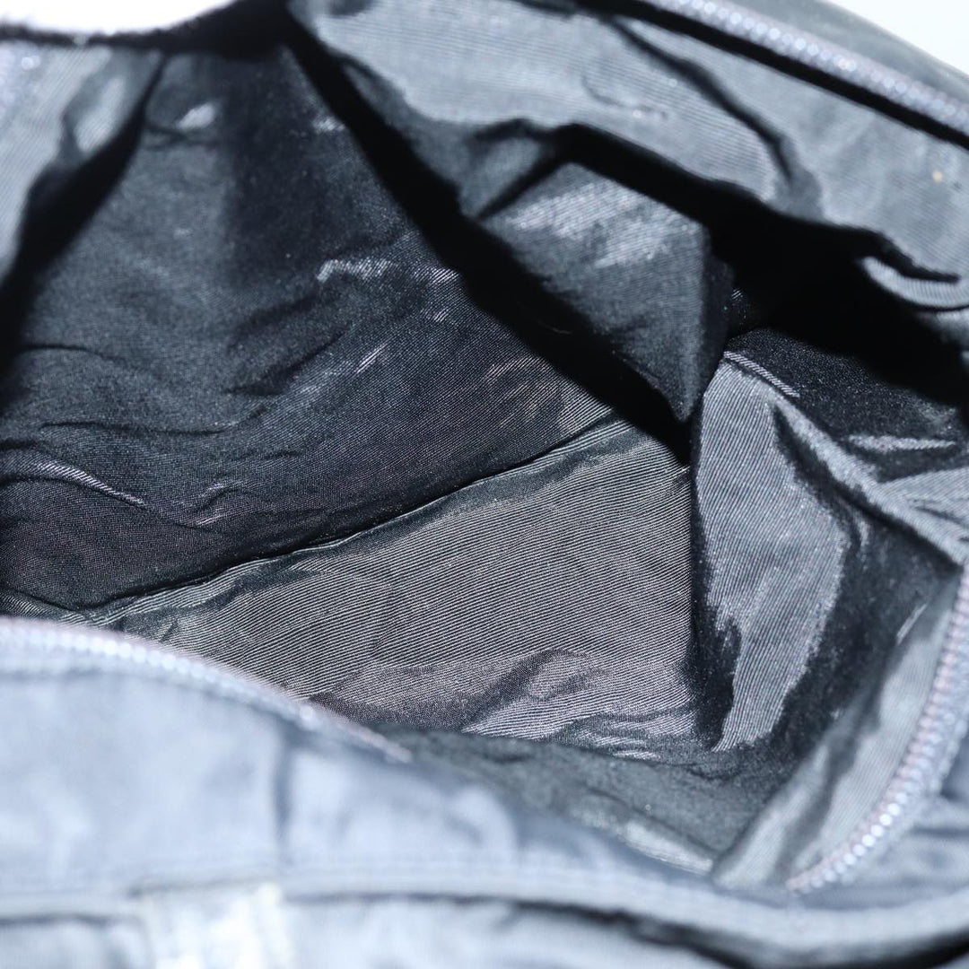 BurberrySs Tote Bag Nylon Black Auth 76211