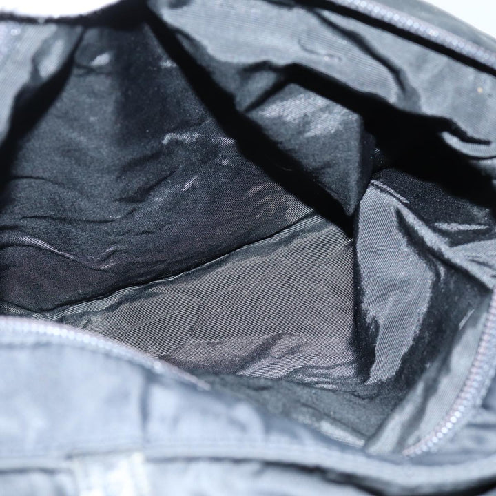 BurberrySs Tote Bag Nylon Black Auth 76211