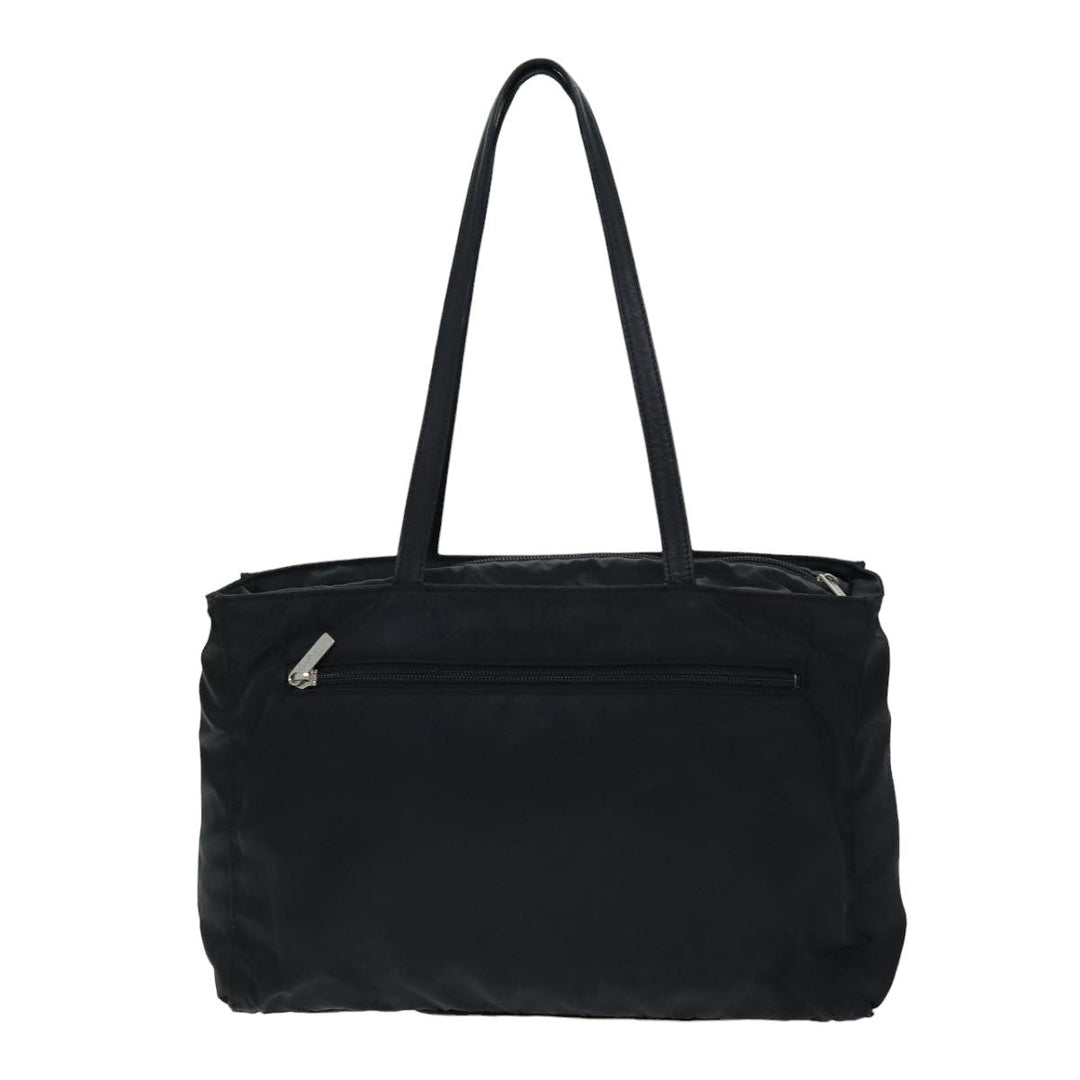 BurberrySs Tote Bag Nylon Black Auth 76211
