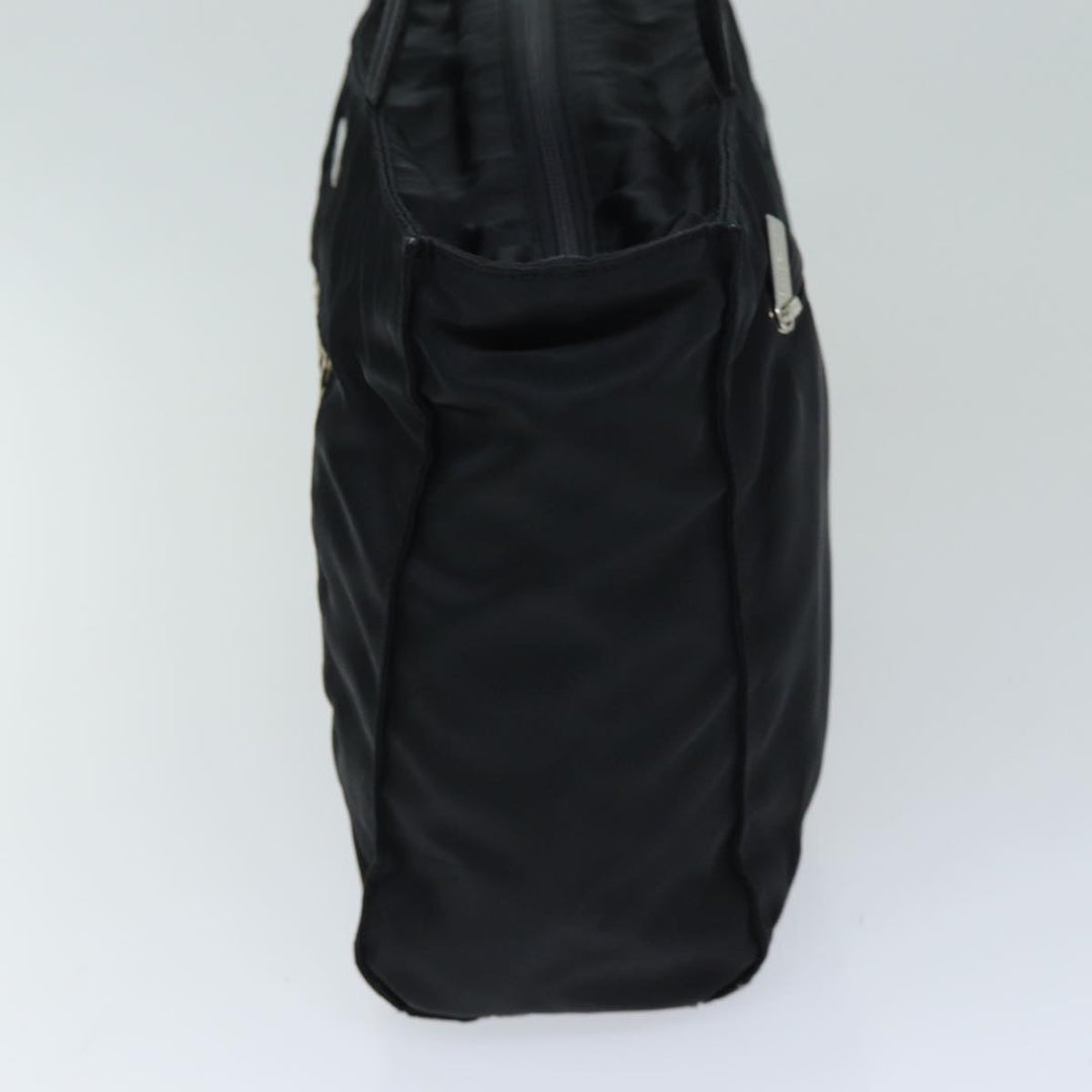 BurberrySs Tote Bag Nylon Black Auth 76211