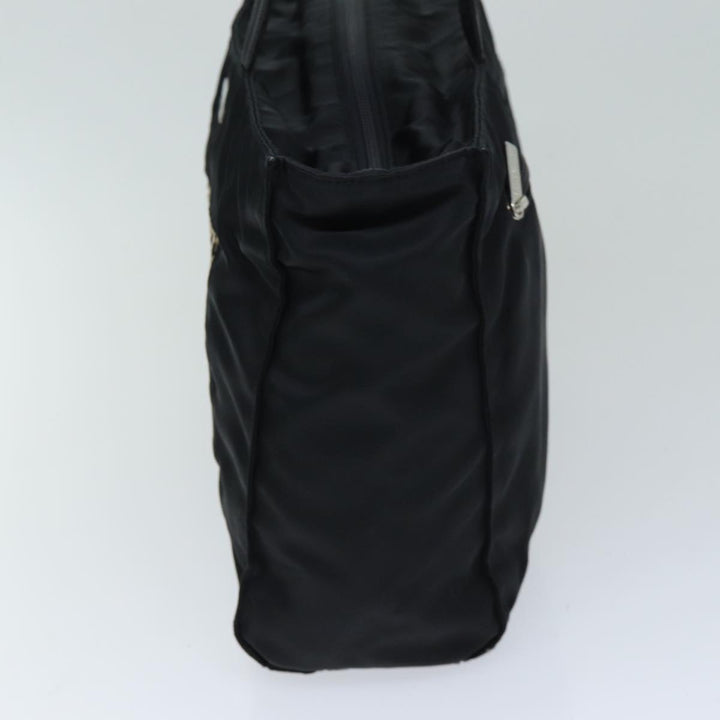 BurberrySs Tote Bag Nylon Black Auth 76211