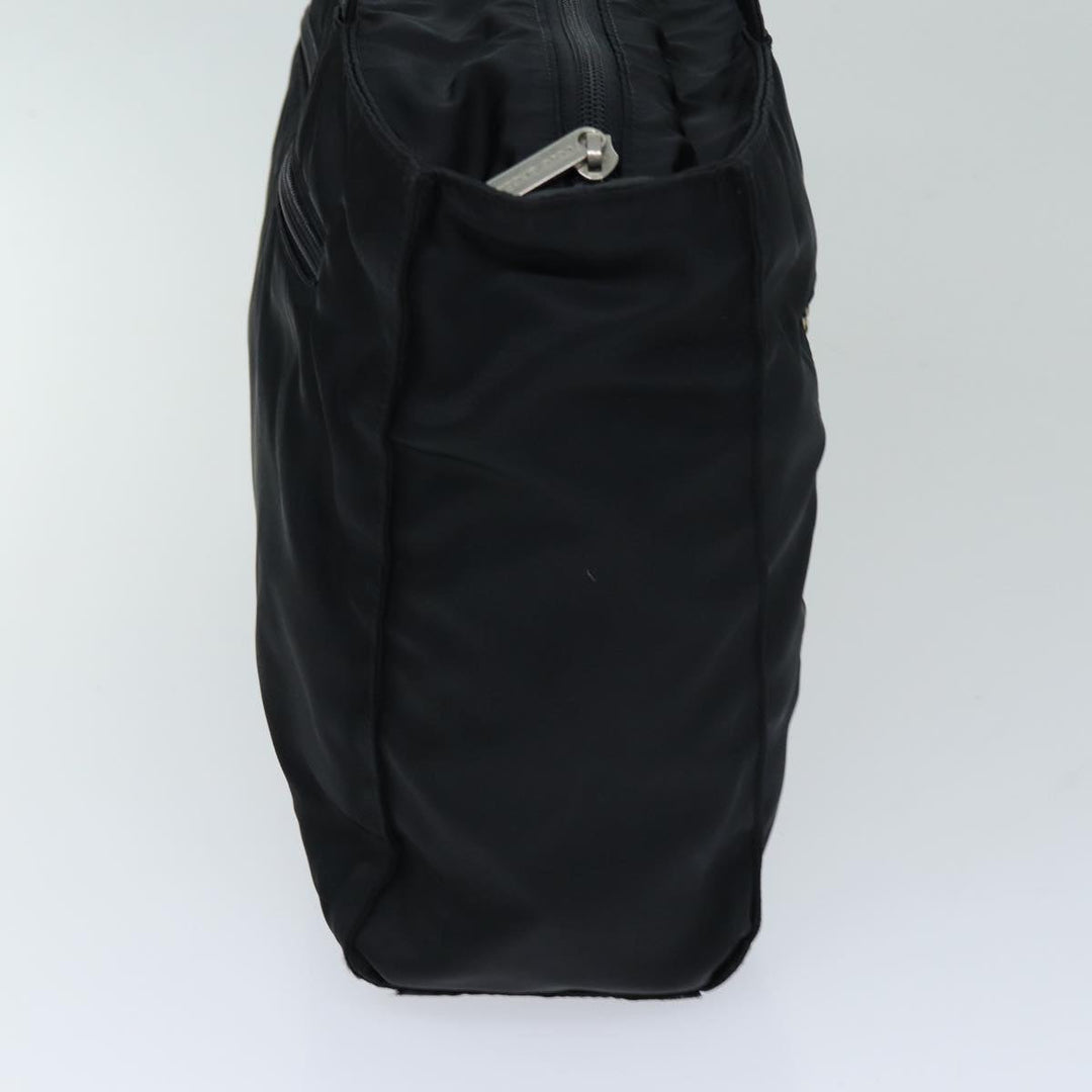 BurberrySs Tote Bag Nylon Black Auth 76211