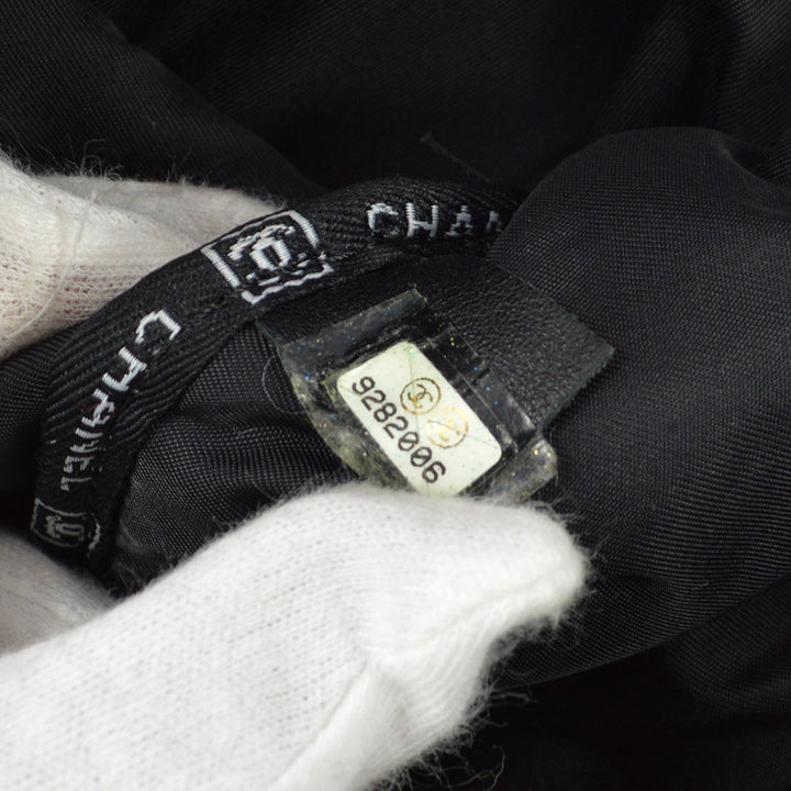 Top Quality Chanel Black Felt Sport Line Duffle Gym Bag