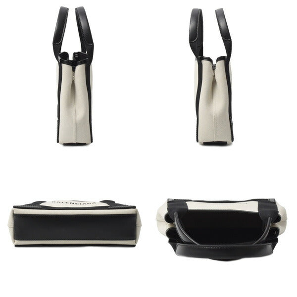 Top Quality Balenciaga Canvas Navy Cabas XS Handbag