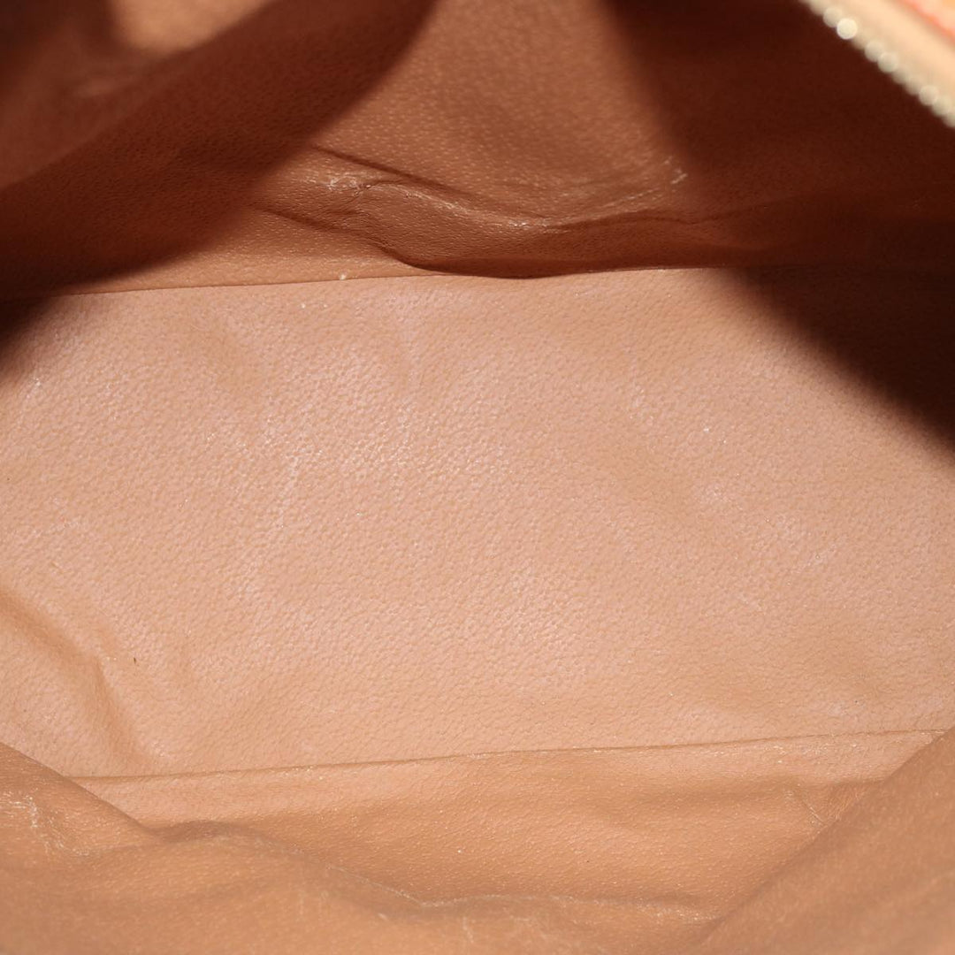 Celine Macadam Canvas Tote Bag PVC Brown Auth 76415