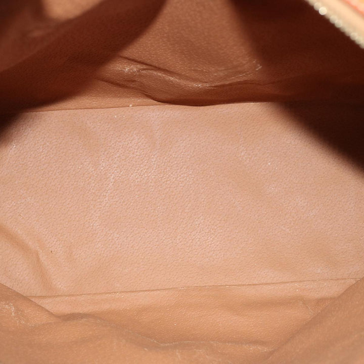 Celine Macadam Canvas Tote Bag PVC Brown Auth 76415