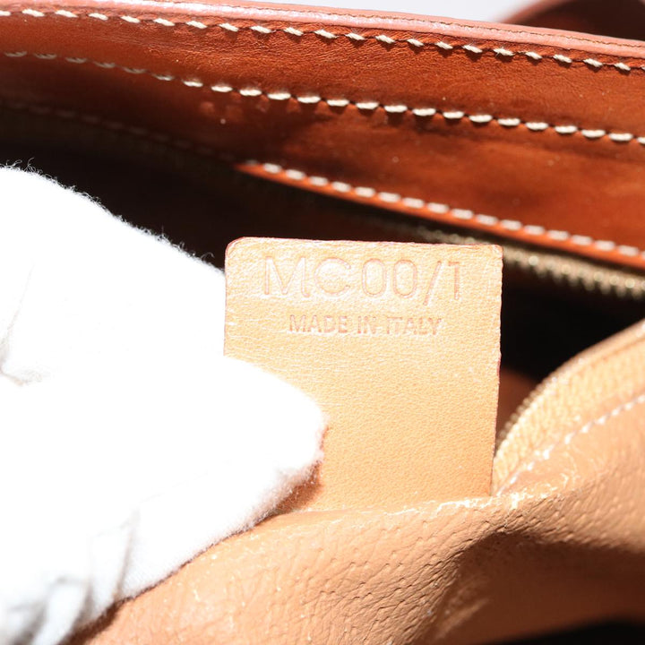 Celine Macadam Canvas Tote Bag PVC Brown Auth 76415