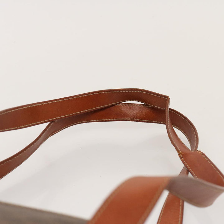 Celine Macadam Canvas Tote Bag PVC Brown Auth 76415