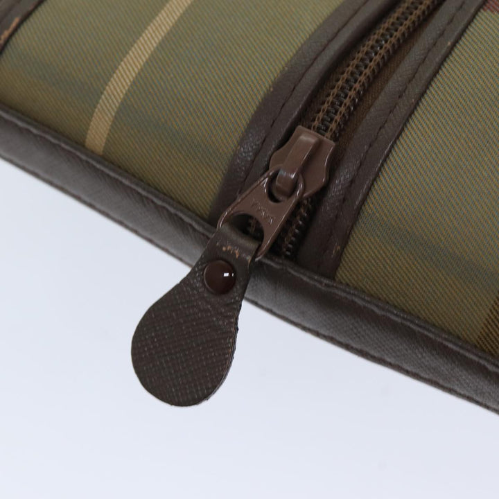 BurberrySs Nova Check Shoulder Bag Canvas Beige Auth 76570