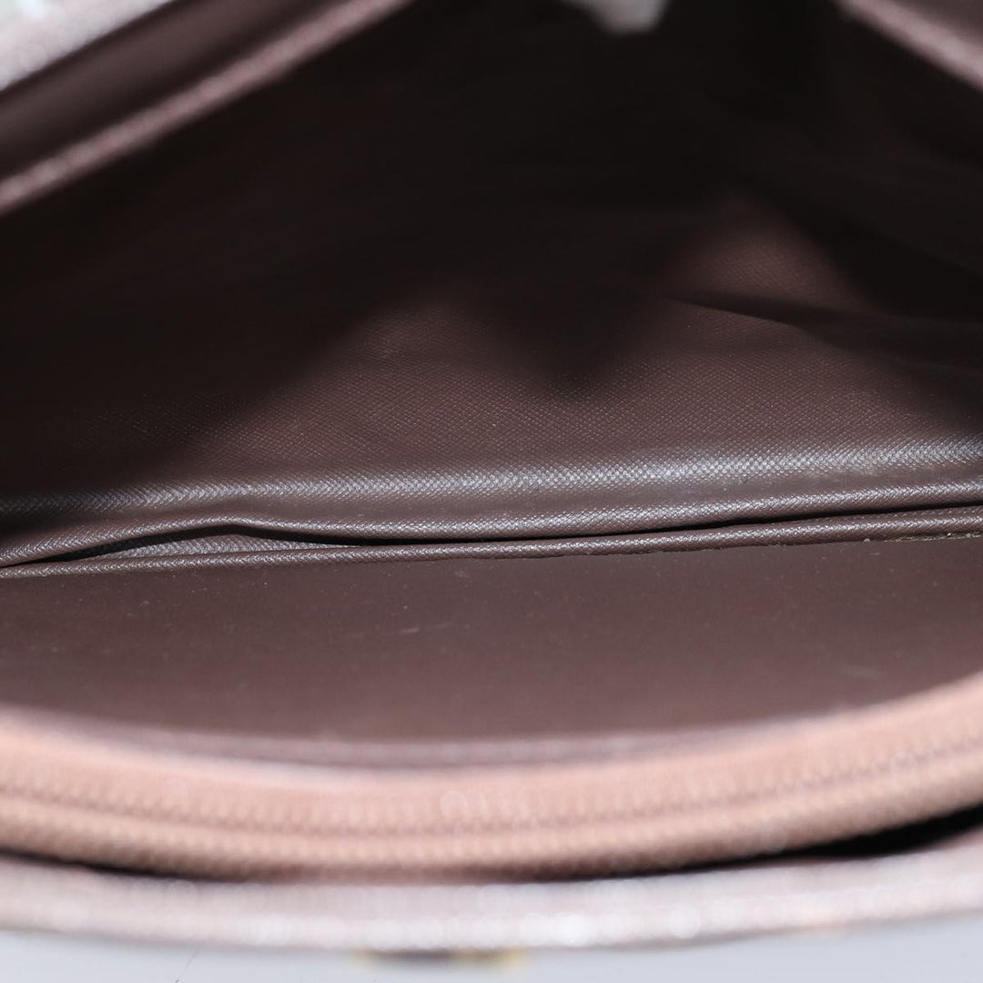 BurberrySs Nova Check Shoulder Bag Canvas Beige Auth 76570