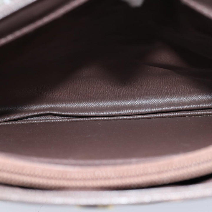 BurberrySs Nova Check Shoulder Bag Canvas Beige Auth 76570