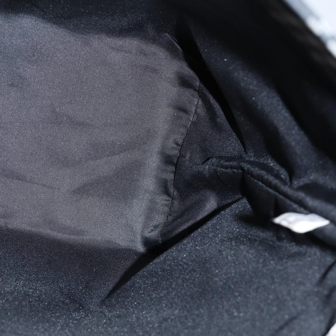 Burberry Nova Check Hand Bag Nylon Black Auth 76571