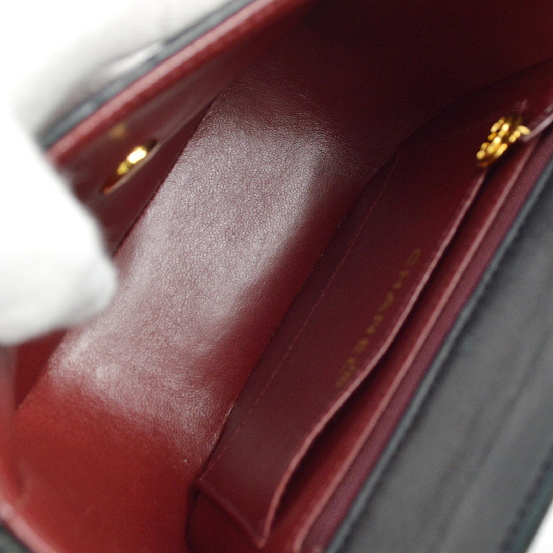 Top Quality Chanel 1991-1997 Black Lambskin Handbag