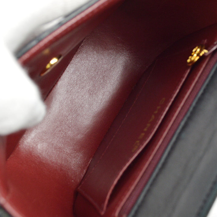 Top Quality Chanel 1991-1997 Black Lambskin Handbag