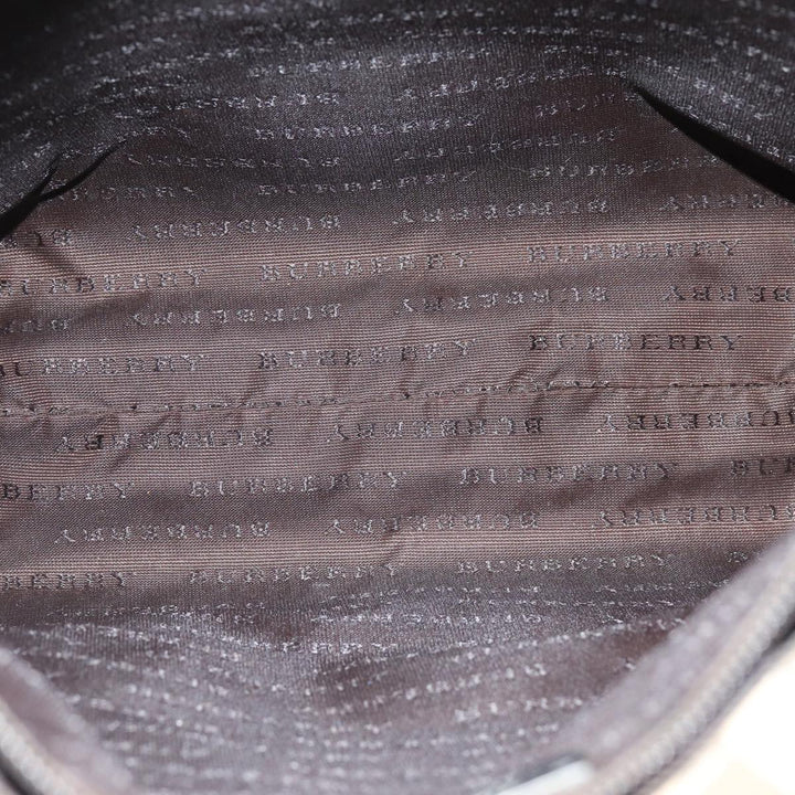 Burberry Nova Check Tote Bag Canvas Beige Dark Brown Auth 76724
