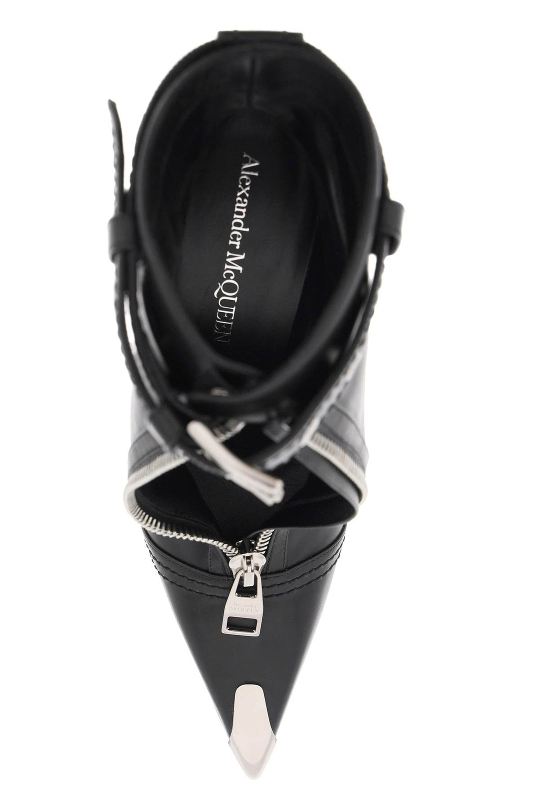 'SLASH BIKER' ANKLE BOOTS
