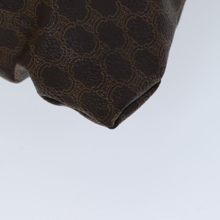 Celine Macadam Canvas Tote Bag PVC Brown Auth 76850