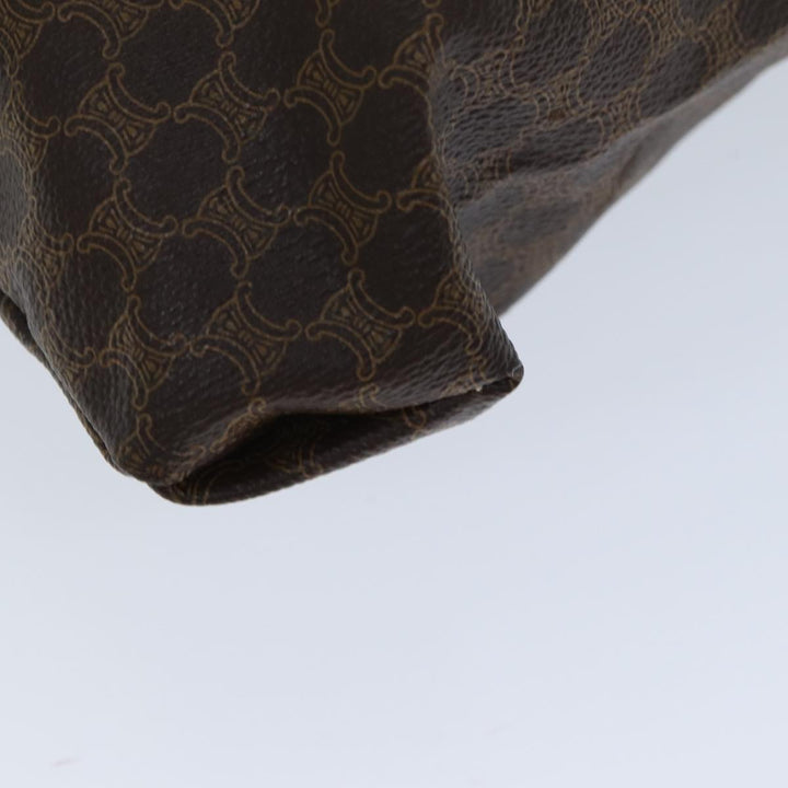 Celine Macadam Canvas Tote Bag PVC Brown Auth 76850