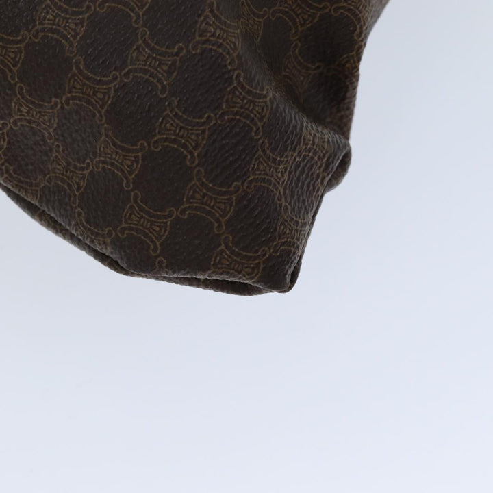 Celine Macadam Canvas Tote Bag PVC Brown Auth 76850