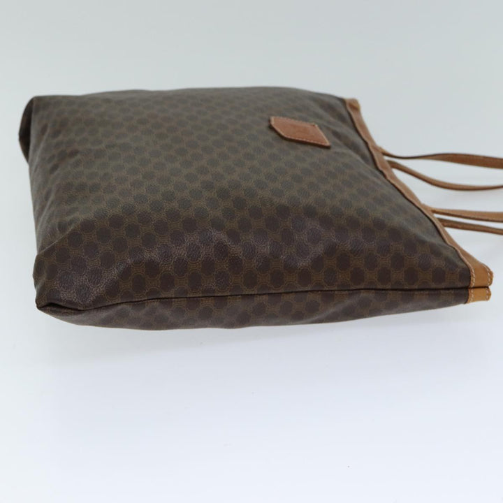 Celine Macadam Canvas Tote Bag PVC Brown Auth 76850