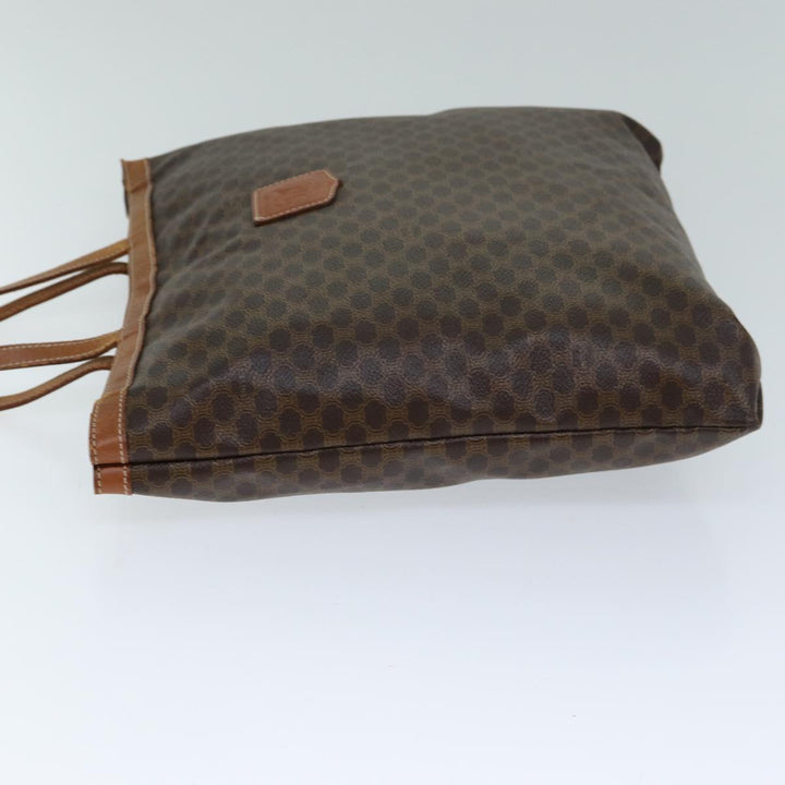 Celine Macadam Canvas Tote Bag PVC Brown Auth 76850