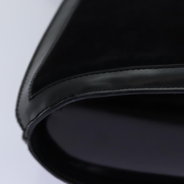 Celine Shoulder Bag Suede Black Auth 76995