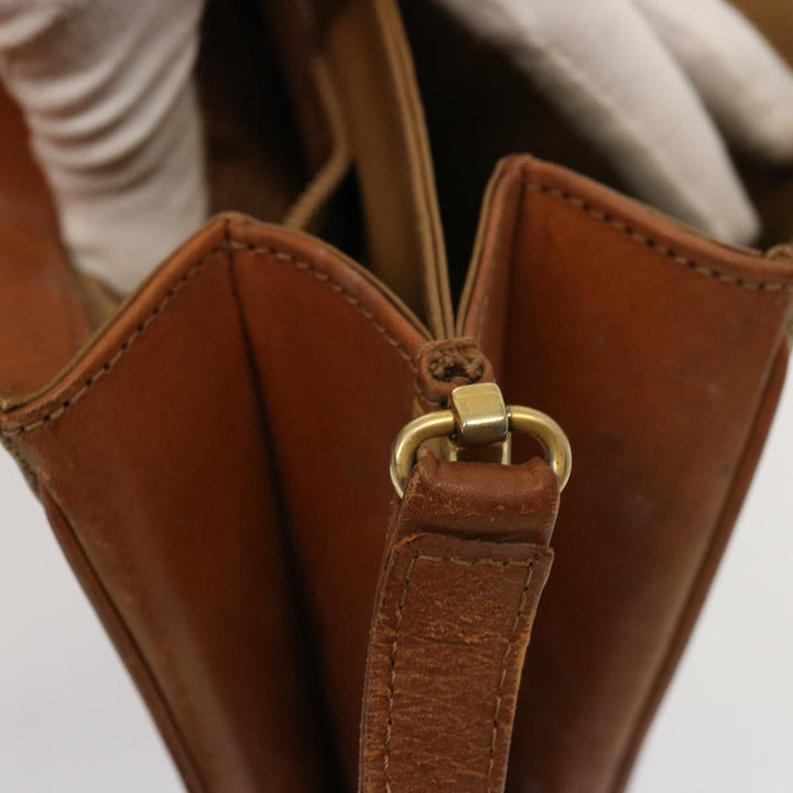Celine Macadam Canvas Shoulder Bag Beige  76996