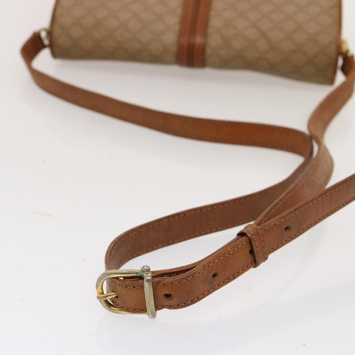 Celine Macadam Canvas Shoulder Bag Beige  76996