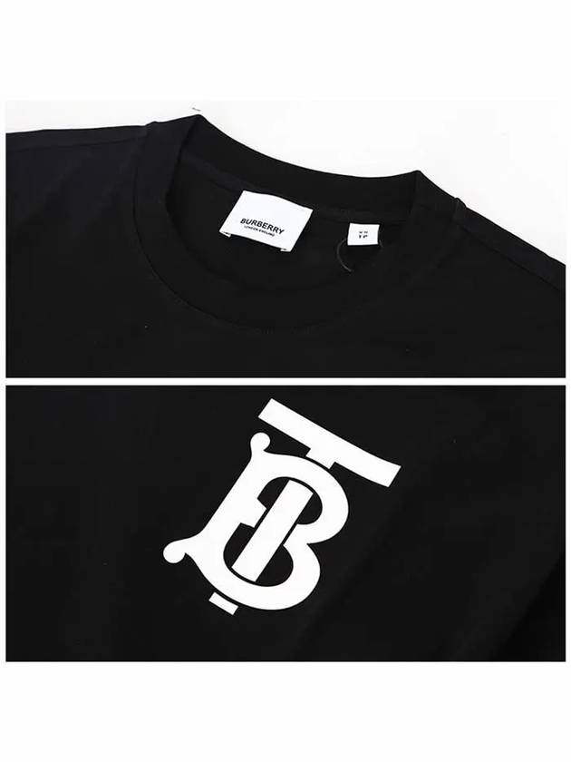 Burberry TB Monogram Motif Long Sleeve T-Shirt Black