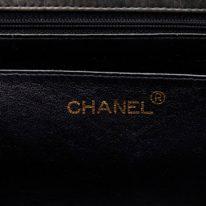 Top Quality Chanel Decamatrasse 30 Cocomark ingle Flap Chain Shoulder Bag Black   CHANEL